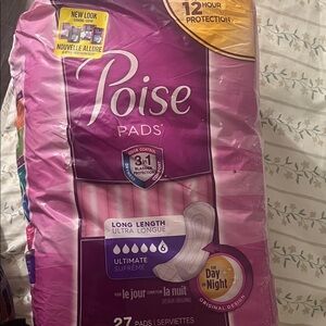 Poise Ultimate Supreme Pads - Pink
